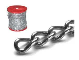 Řetěz kroucený DIN 5685A 5 mm Zn - 40m/balení