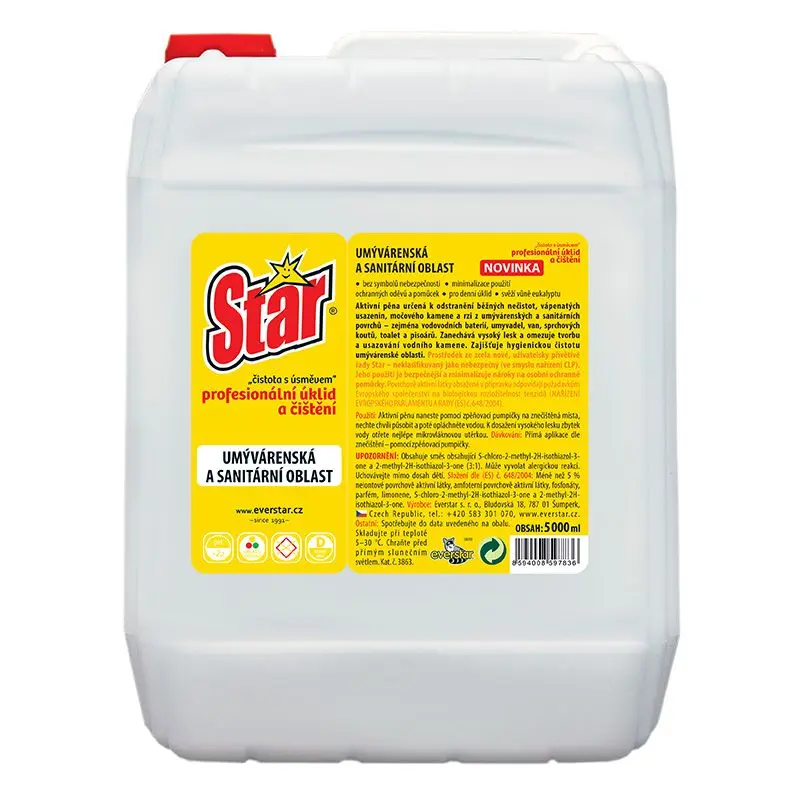 STAR umývárenská a sanitární oblast 5L