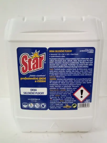 STAR na okna a skleněné plochy 5L