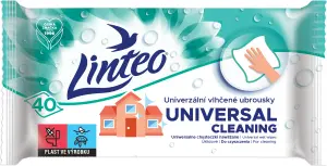 Linteo vlhčené ubrousky úklidové univerzální, 40 ks