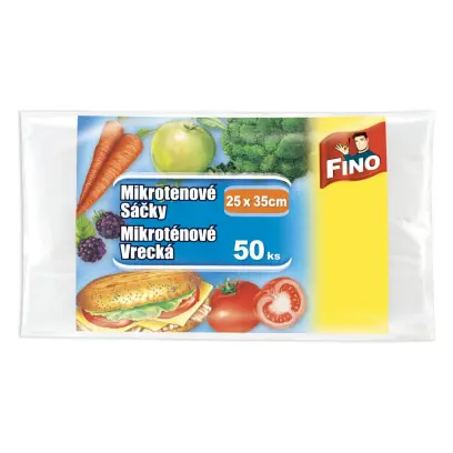 FINO Mikrotenové sáčky 25x35 cm (50 ks), 7 μm