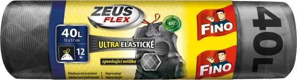 FINO LD Pytle Zeus FLEX zatahovací 40L, 12 ks, 32μm FINO LD Pytle Zeus FLEX zatahovací 40L, 12 ks, 32μm