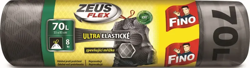 FINO LD Pytle Zeus FLEX zatahovací 70L, 8 ks, 35μm FINO LD Pytle Zeus FLEX zatahovací 70L, 8 ks, 35μm