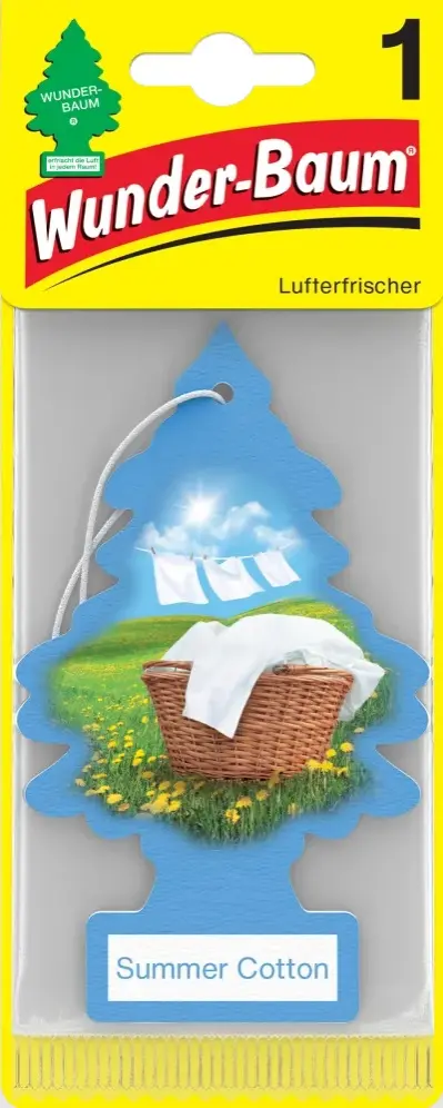 Wunder-Baum papírový vonný stromeček - Summer Cotton