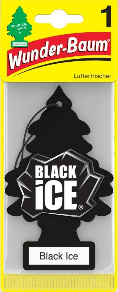 Wunder-Baum papírový vonný stromeček - Black Ice Wunder-Baum papírový vonný stromeček - Black Ice