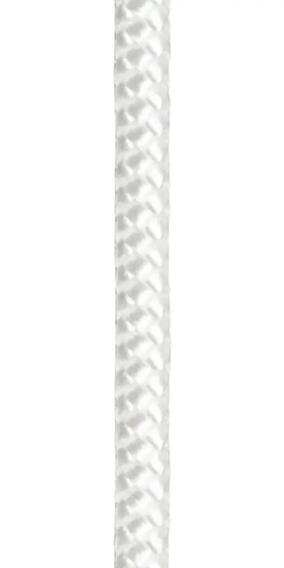 PA 4mm šňůra pletená bez jádra bílá - 200m/balení