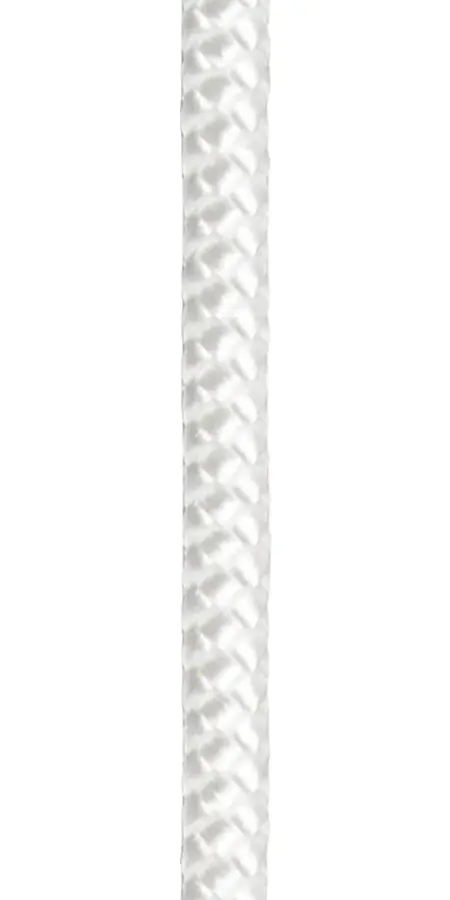 PA 4mm šňůra pletená bez jádra bílá - 200m/balení