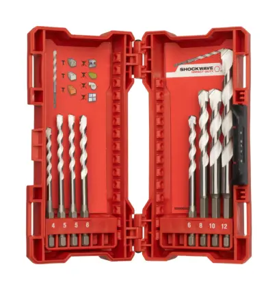 Milwaukee Sada 8 ks sada vrtáků 4-12 mm Multi Material