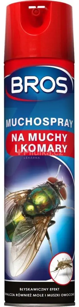 BROS sprej proti mouchám a komárům 400ml