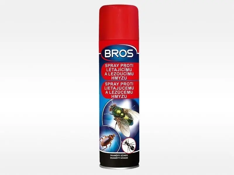 BROS sprej proti létajícímu a lezoucímu hmyzu 400ml BROS sprej proti létajícímu a lezoucímu hmyzu 400ml