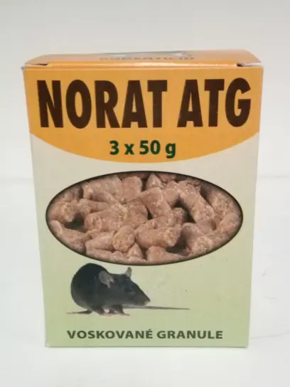 Norat ATG granule pro hubení myší, potkanů a krys 3x50g