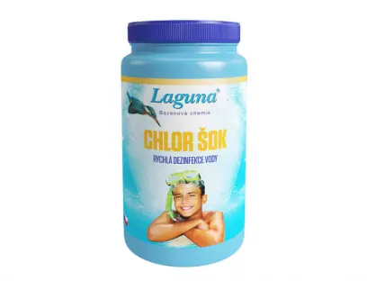 Bazén chlor šok 1kg Laguna
