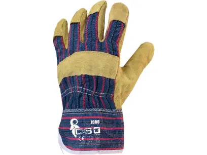 Rukavice ZORO, kombinované, vel. 10