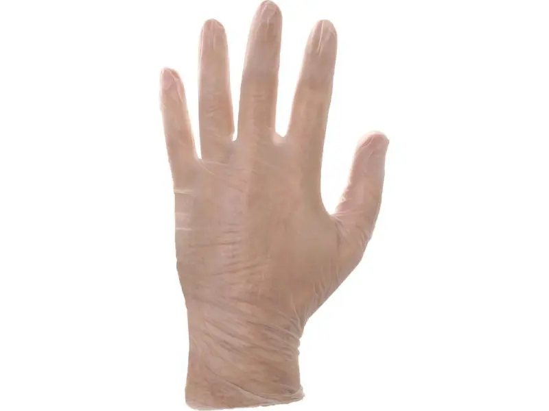 Rukavice CXS MOSE, jednorázové, vinylové, vel. 08 (bal. 100 ks)