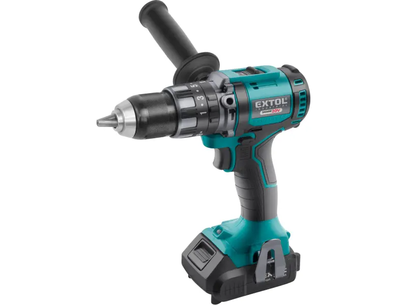 vrtací šroubovák aku s příklepem SHARE20V, BRUSHLESS, 20V Li-ion, 2Ah vrtací šroubovák aku s příklepem SHARE20V, BRUSHLESS, 20V Li-ion, 2Ah