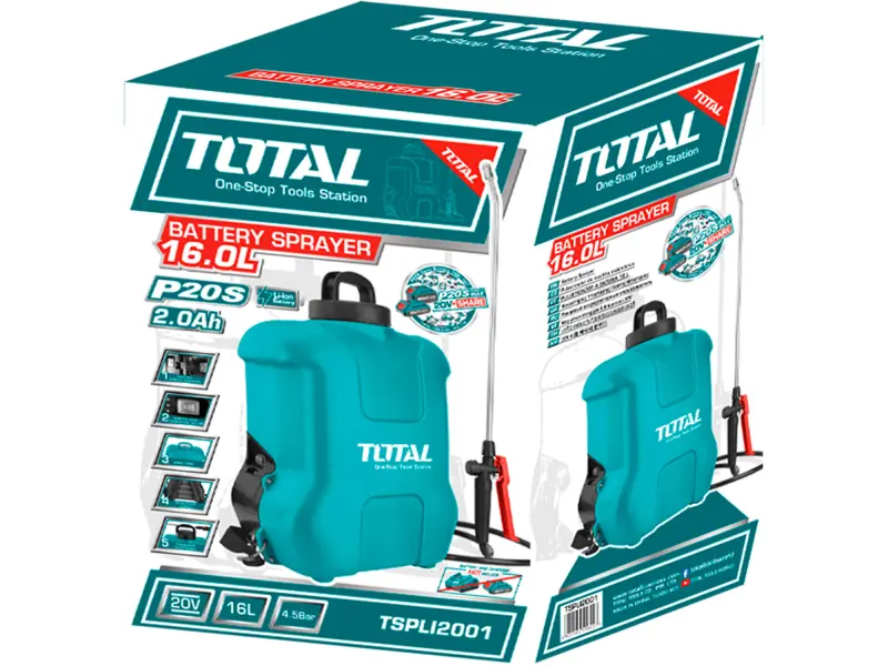 Postřikovač zahradní AKU, 20V Li-ion, 2000mAh, bez baterie a nabíječky