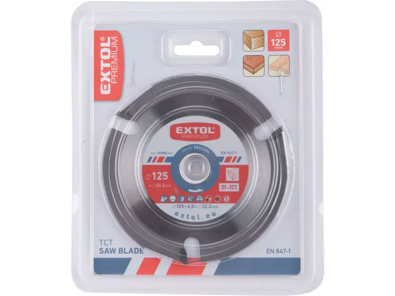 kotouč řezný/frézovací s SK plátky, O125x4,0x22,2mm, 3T