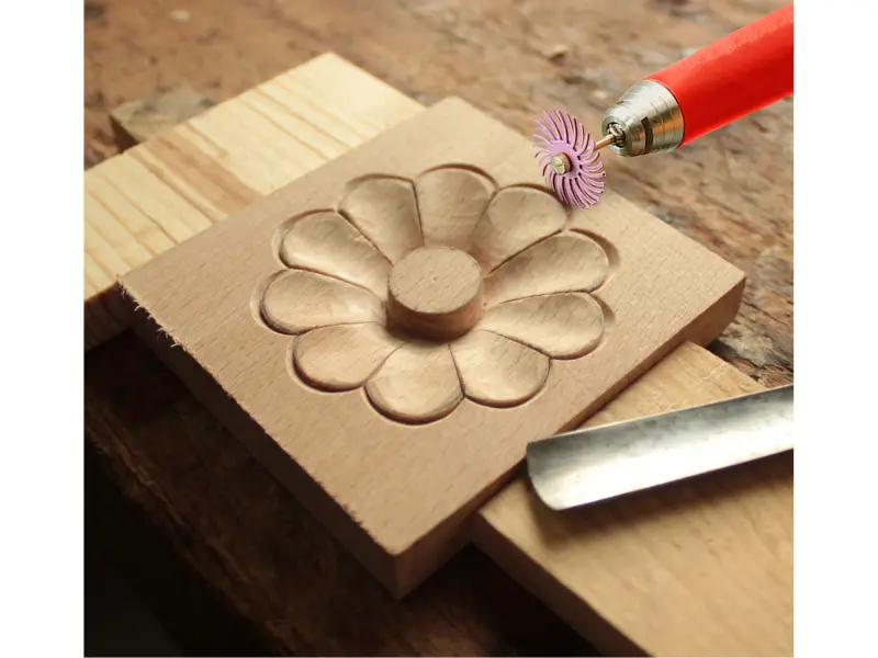 disky radiální štětinové, sada 52ks, P80, P120, P220, P400, P600, P1000, P2500