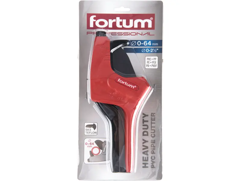 nůžky na plastové trubky, O 0-64mm, trojúhel. břit