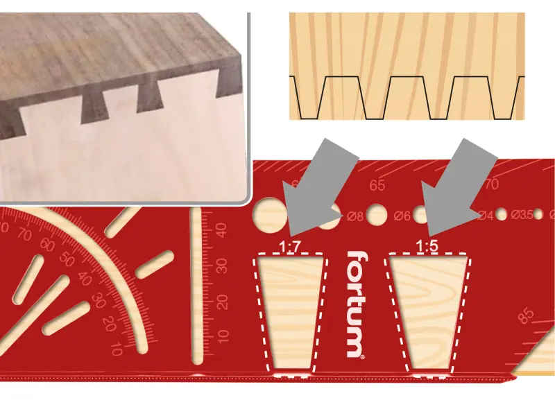 úhelník truhlářský 3D víceúčelový, 215x72x63mm