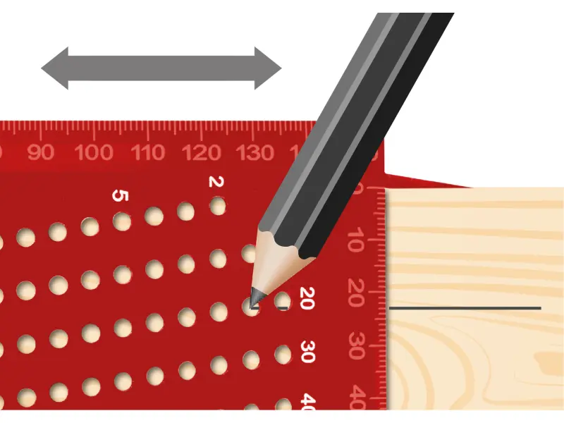 úhelník truhlářský 3D víceúčelový, 215x72x63mm