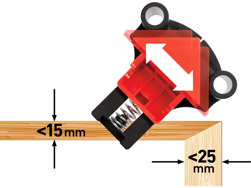 svěrky úhlové truhlářské, sada 4ks, 60°-90°-120°