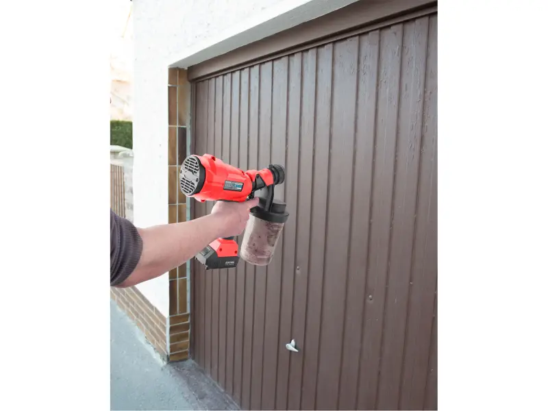 pistole stříkací HVLP aku SHARE20V, 20V Li-ion, 2Ah