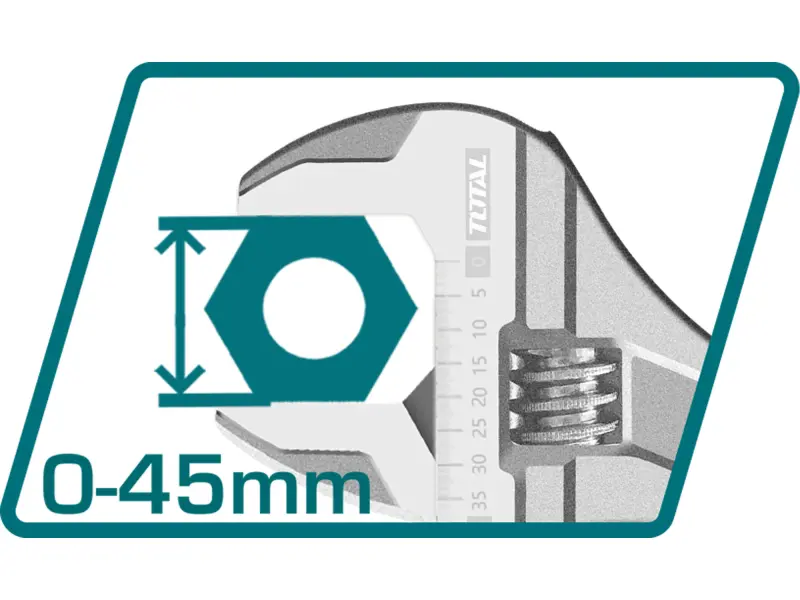 Klíč nastavitelný, 300mm, CrV