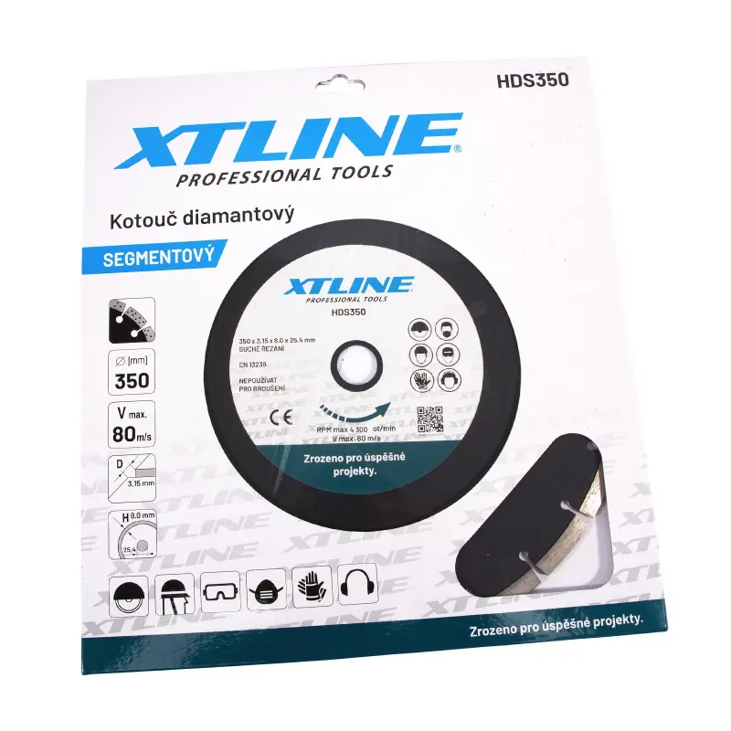 Kotouč diamantový segmentový | 350x3,15x25,4 mm