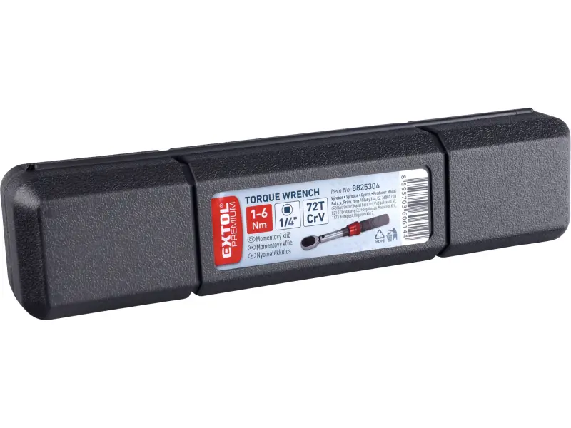 klíč momentový, 1/4