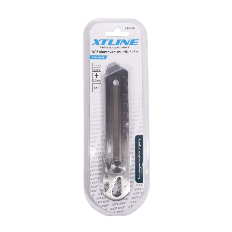 XTLINE NŮŽ ULAMOVACÍ MULTIFUNKČNÍ NEREZOVÝ | 18 MM, SK4