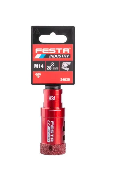 Korunka vykružovací diamantová 28mm M14 FESTA INDUSTRY