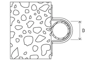 fischer plechová objímka BSMD 25