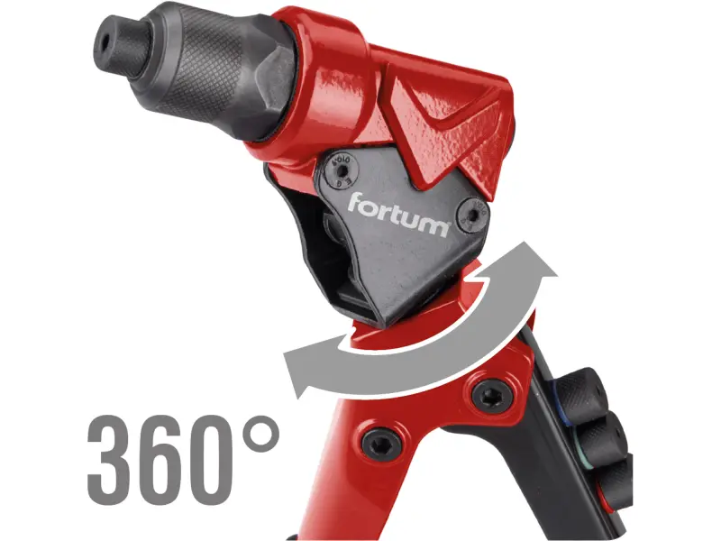 kleště nýtovací s otočnou hlavou COMBO, pro nýt. matice M3-M6 a trhací nýty 2,4-4,8mm