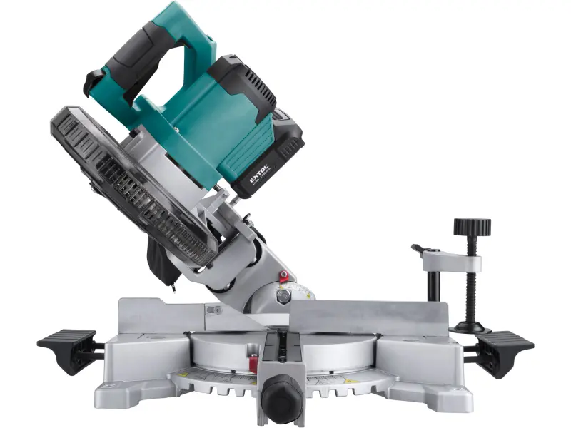 pila pokosová 185mm aku s laserem SHARE20V, BRUSHLESS, 20V Li-ion, 2Ah