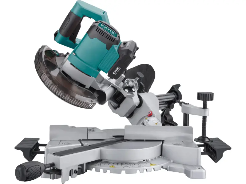 pila pokosová 185mm aku s laserem SHARE20V, BRUSHLESS, 20V Li-ion, 2Ah