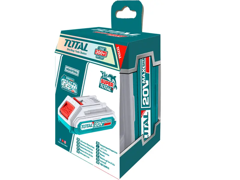 Baterie akumulátorová 20V, Li-ion, 2000 mAh TOTAL