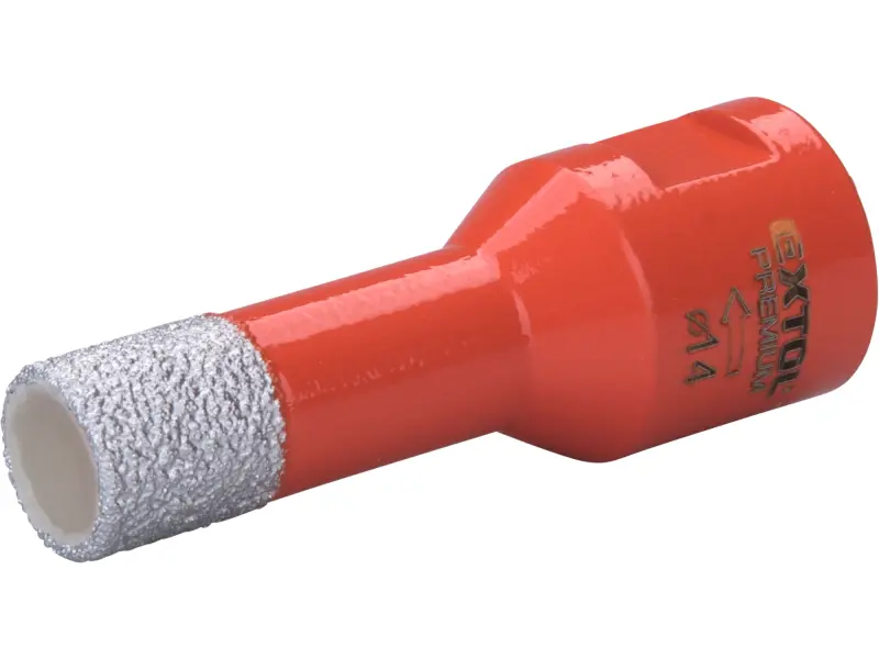 korunka vykružovací diamantová, O 14mm, závit M14