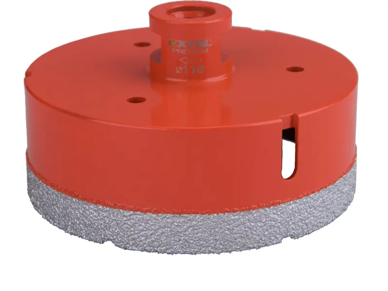 korunka vykružovací diamantová, O 110mm, závit M14