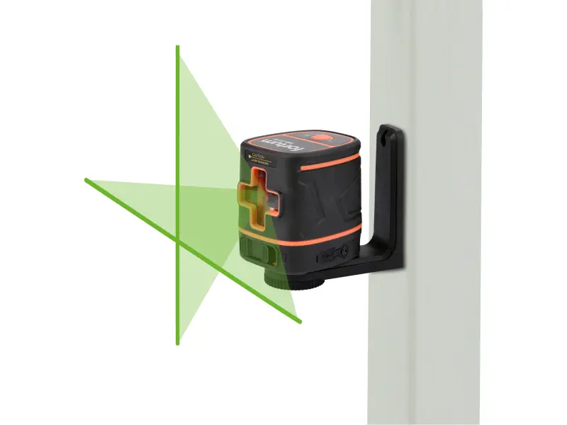 Laser Fortum zelený, liniový, křížový, samonivelační