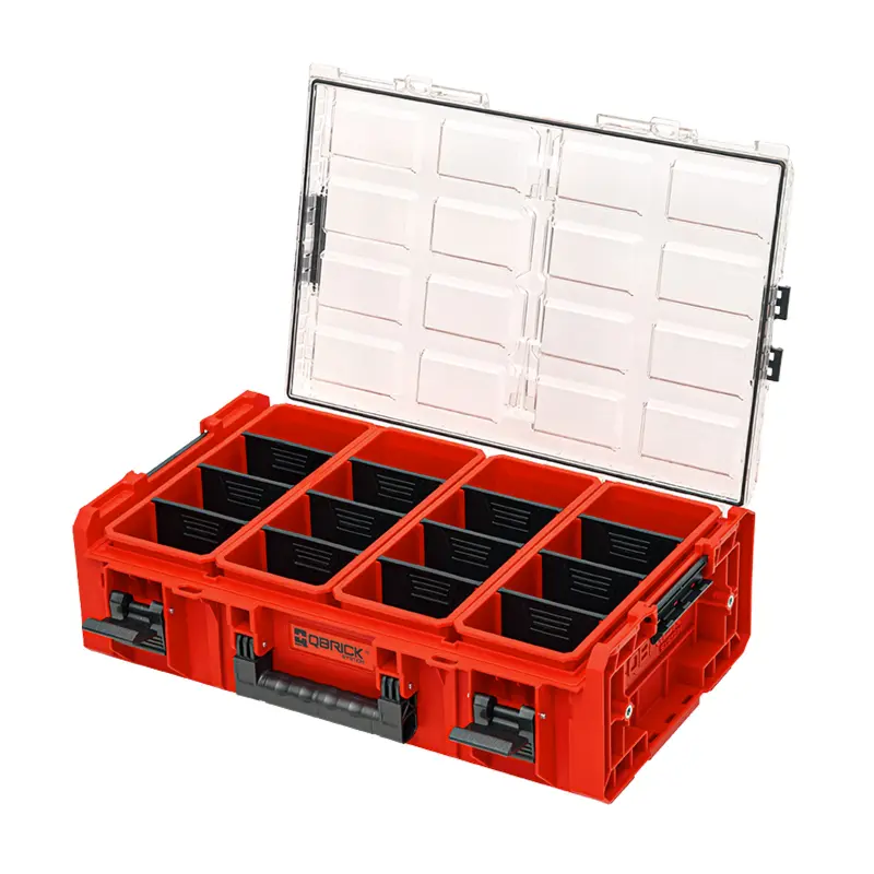 Box plastový PROFI Qbrick ONE Organizer 2XL Red Ultra | 582x387x172 mm