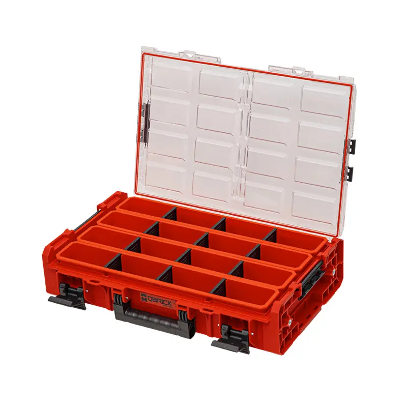 Organizér plastový Qbrick ONE Organizer XL 2.0 Long Bin Red Ultra | 582x387x131 mm
