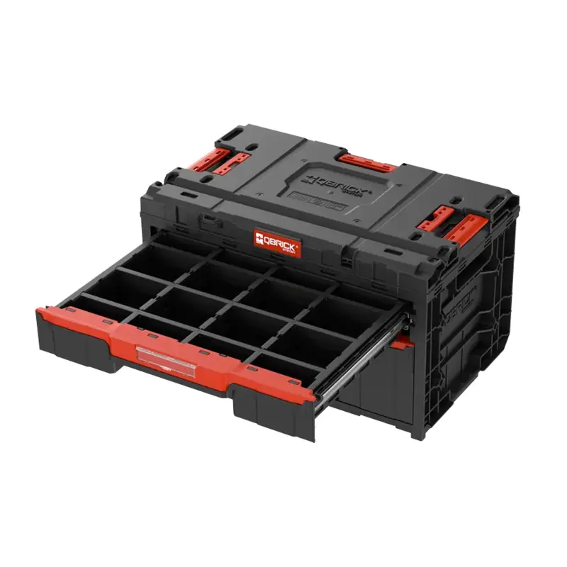 Box s organizérem Qbrick ONE Drawer 2 Plus 2.0 Toolbox | 2 zásuvky, 587x380x340 mm