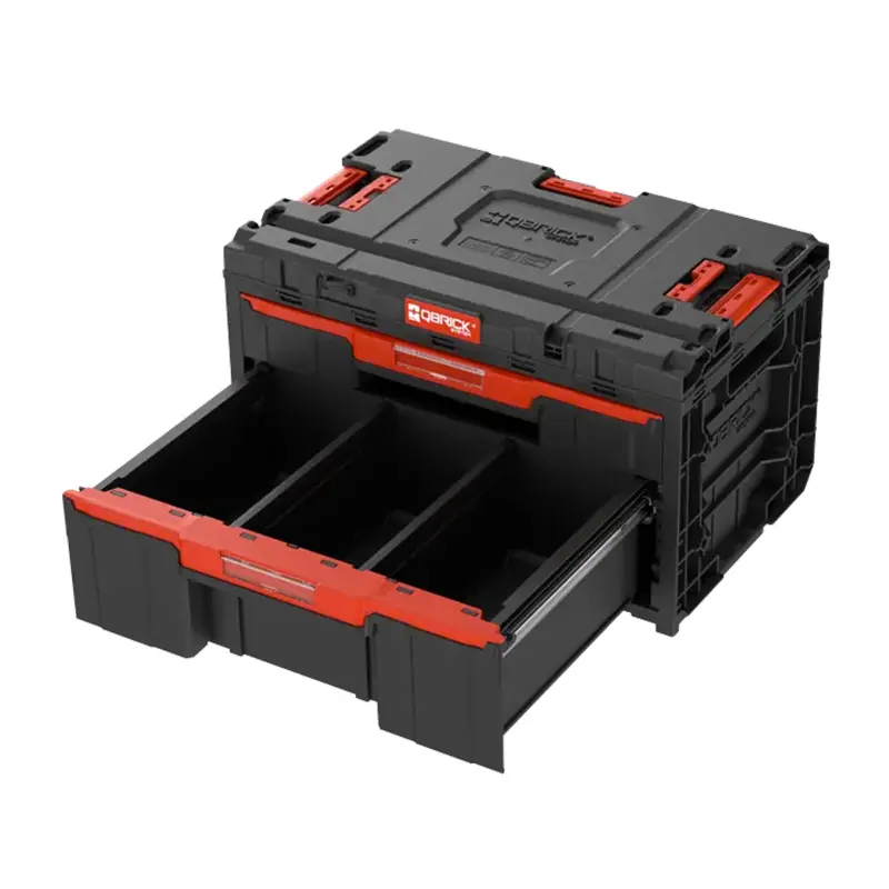Box s organizérem Qbrick ONE Drawer 2 Plus 2.0 Toolbox | 2 zásuvky, 587x380x340 mm