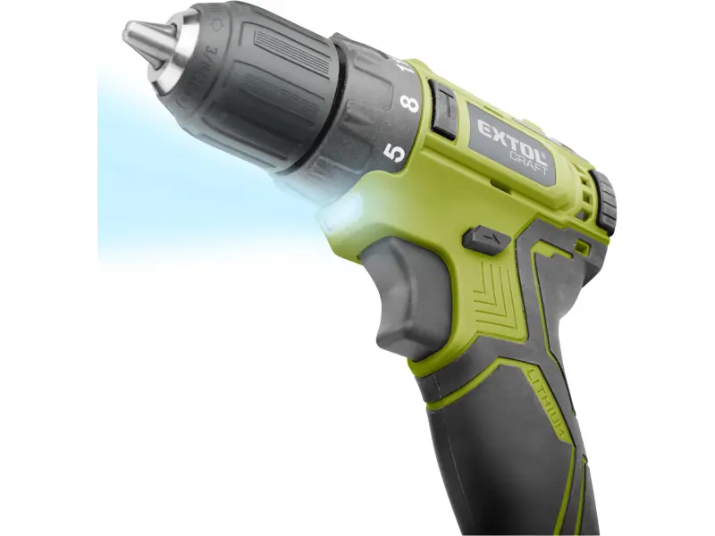 vrtací šroubovák aku, BRUSHLESS, 12V Li-ion s nářadím, sada 46ks