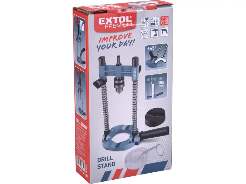 stojan na vrtačku víceúčelový se sklíčidlem, O 1-10mm, O stopky 9mm