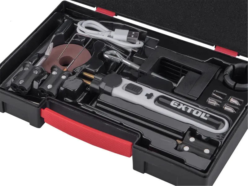 řezačka polystyrénu, odporová aku, USB nabíjení