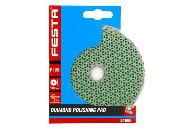 Kotouč brusný diamantový FESTA P120 100mm na keramiku, dlažbu, sklo