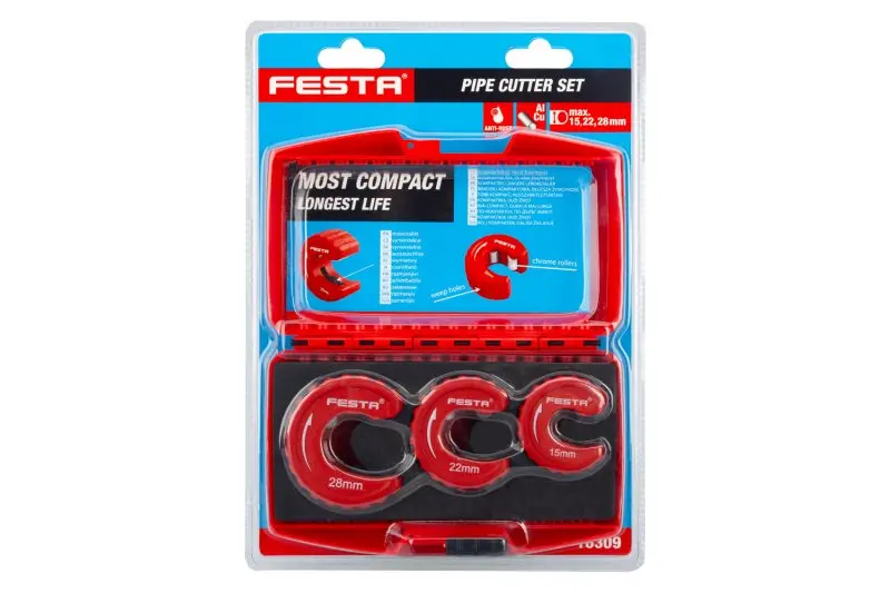 Sada kotoučových řezaček na trubky FESTA 15 - 22 - 28mm