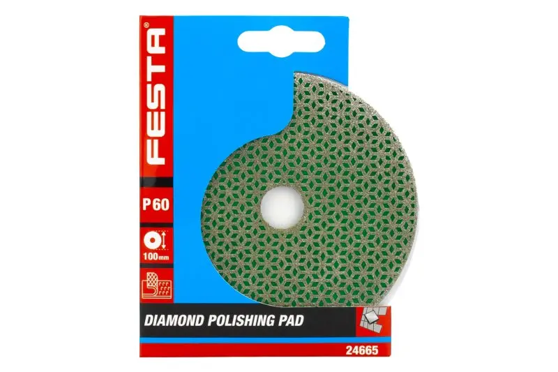 Kotouč brusný diamantový FESTA P60 100mm na keramiku, dlažbu, sklo